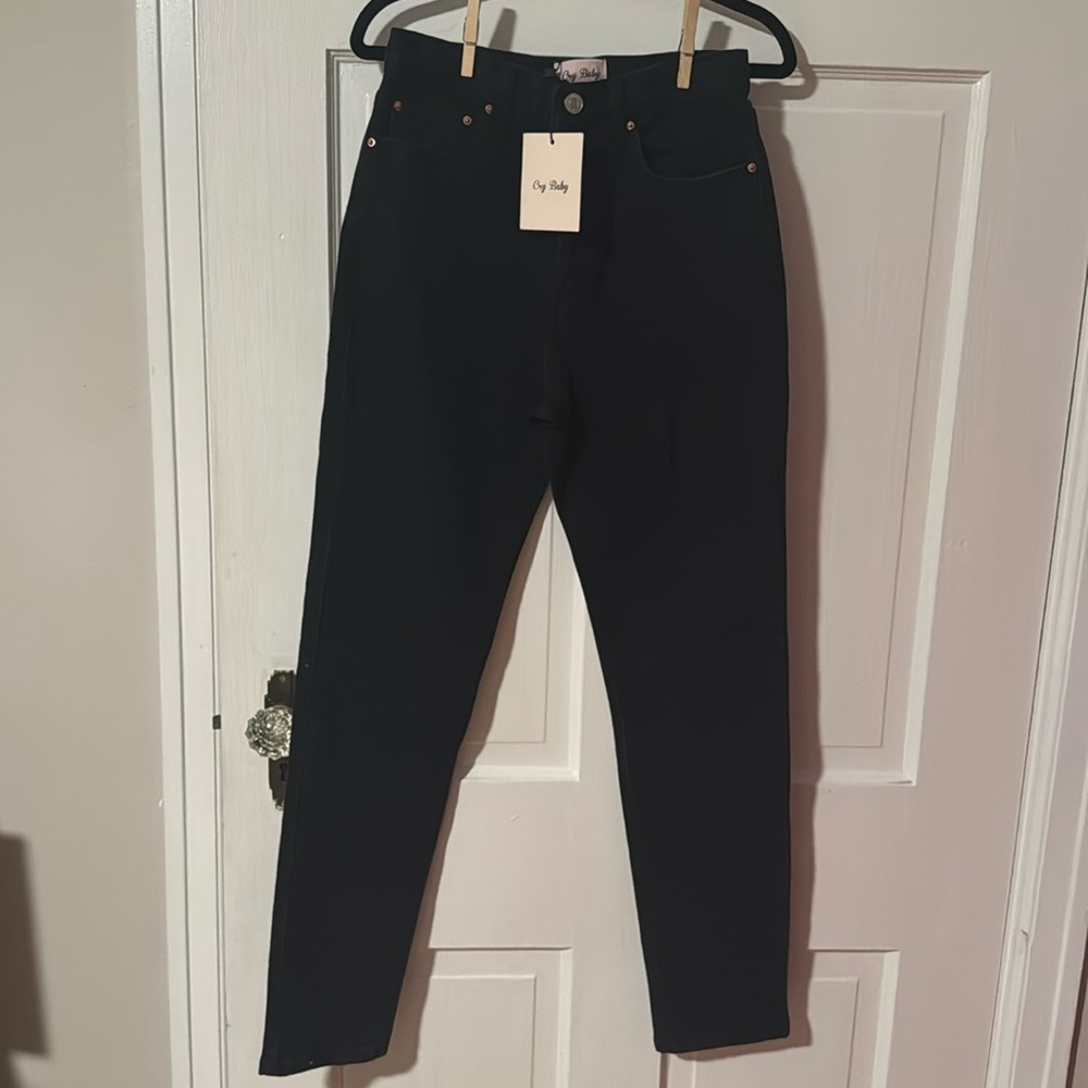 Cry Baby NWT 5 pocket Mid Rise Black Jeans Size 25